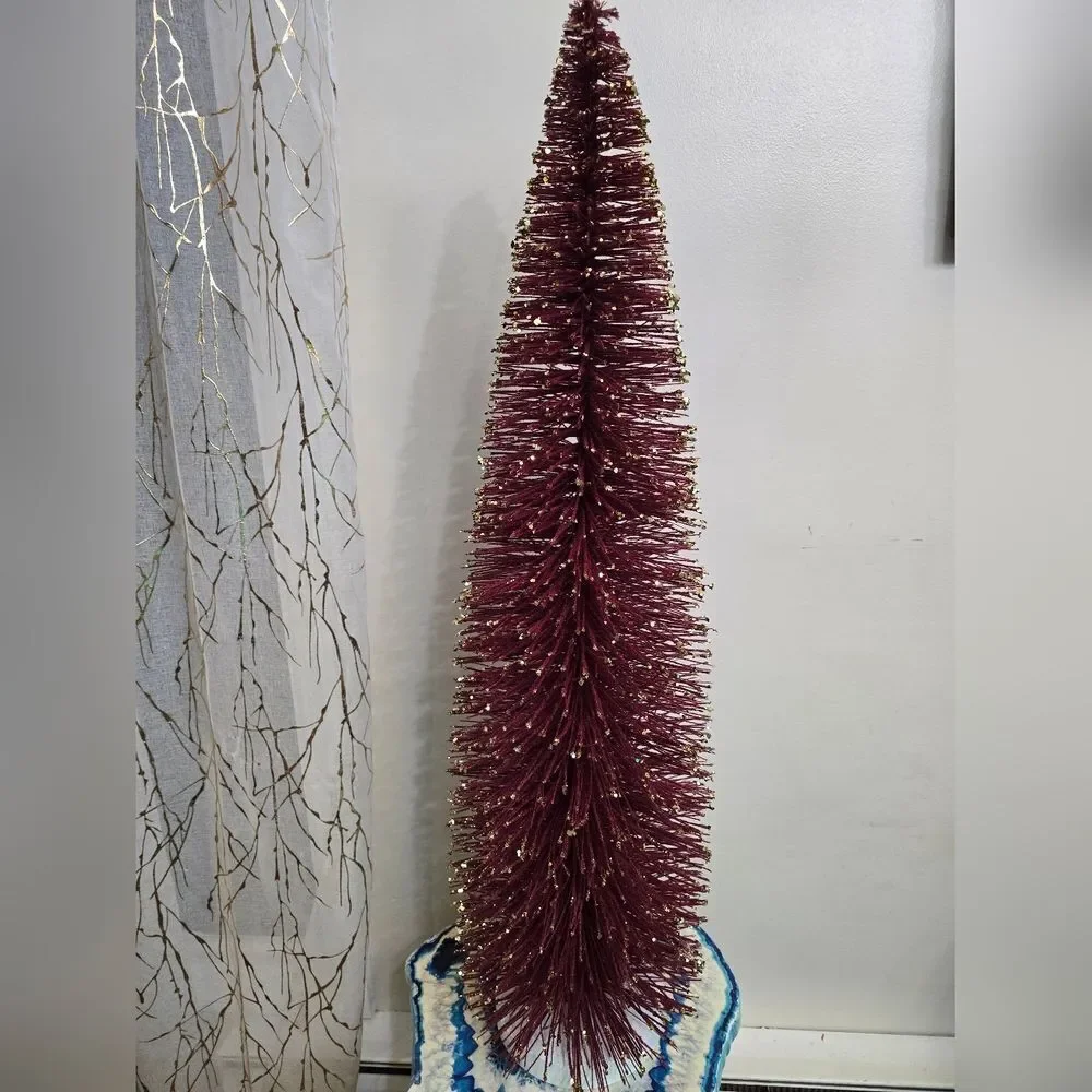 NWT Wondershop Target 2025 Large Christmas Bottle Brush Tree Sculpture 36